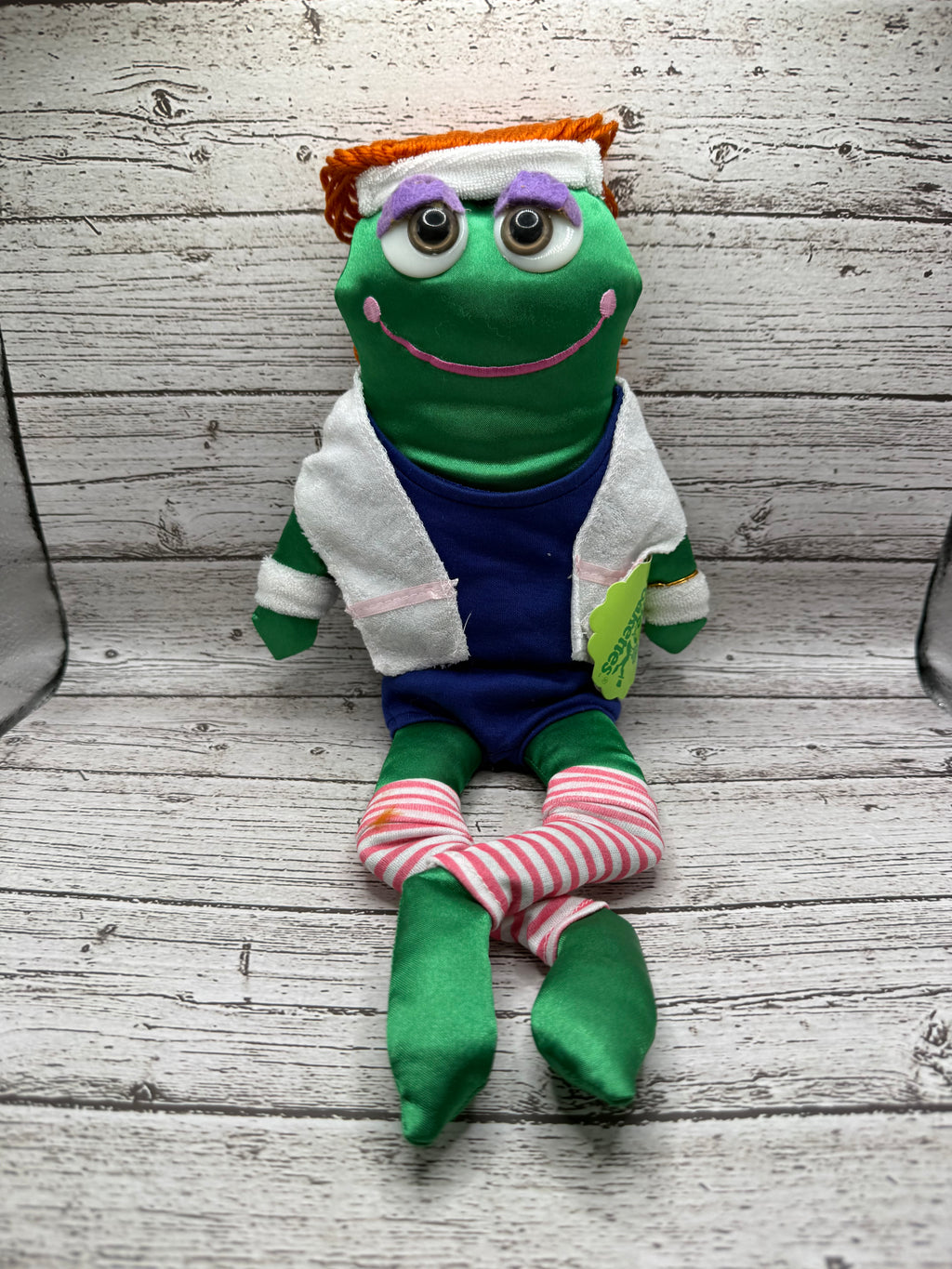 Jane Ponda Croakette Frog Plush