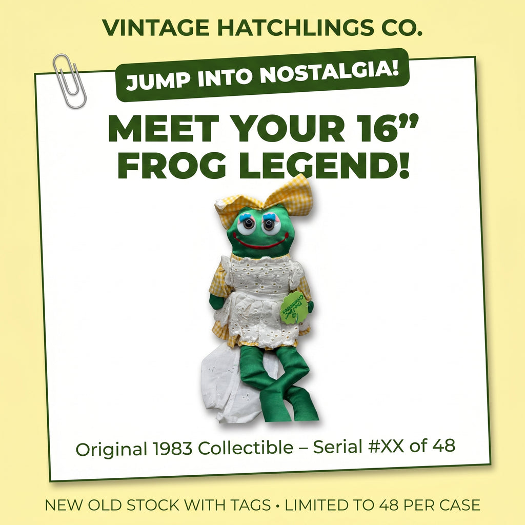 Gillie Croakette Frog Plush